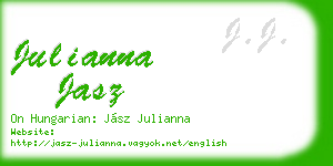 julianna jasz business card